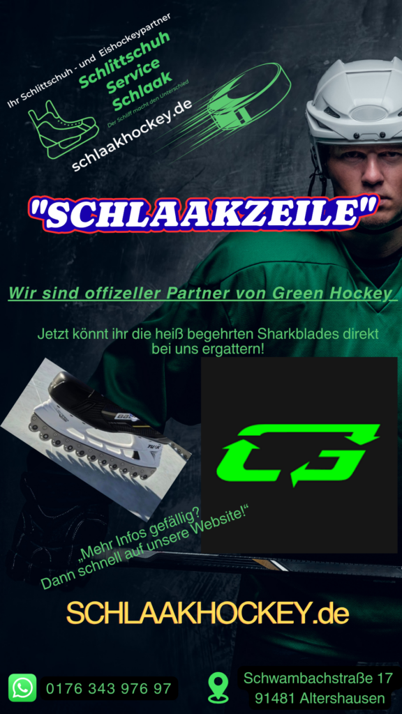 SCHLAAKZEILE Sharkblades von Green Hockey